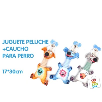 JUGUETE PELUCHE+CAUCHO PARA...