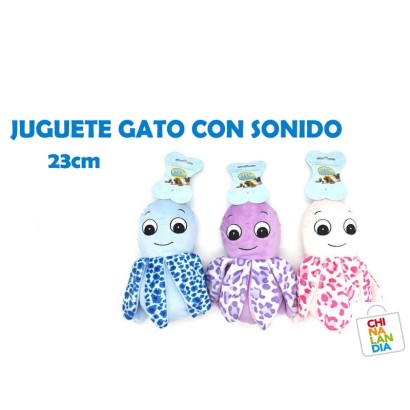 JUGUETE GATO CON SONIDO  23CM