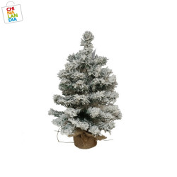 ÁRBOL DE NAVIDAD NEVADO MACETA SACO 40CM 8.50€ | CHINALANDIA