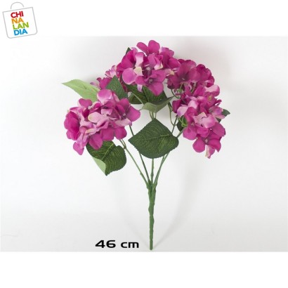 RAMO HORTENSIA 46CM FUCSIA