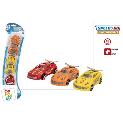 SPEED &GO-BL PACK 3 COCHES...
