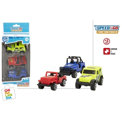 SPEED &GO-BL PACK 3 JEEP