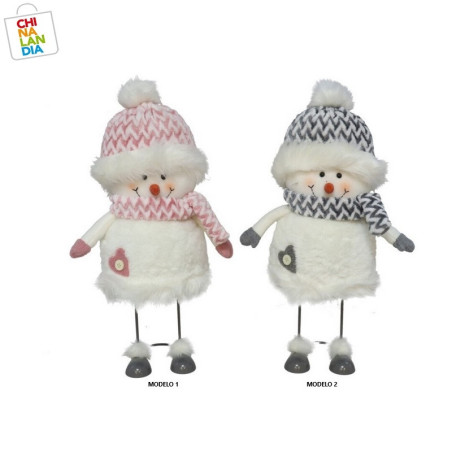 MUÑECO NIEVE HAPPY 21X16X40CM 2STD 13.95€ | CHINALANDIA