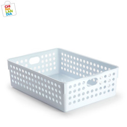 CESTA DE ORDENACIÓN ATLAS N° 3 BLANCO 1,85€|CHINALANDIA