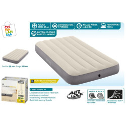 CAMA DE AIRE DURA-BEAM STANDARD 99x191x25CM 17,95€|CHINALANDIA