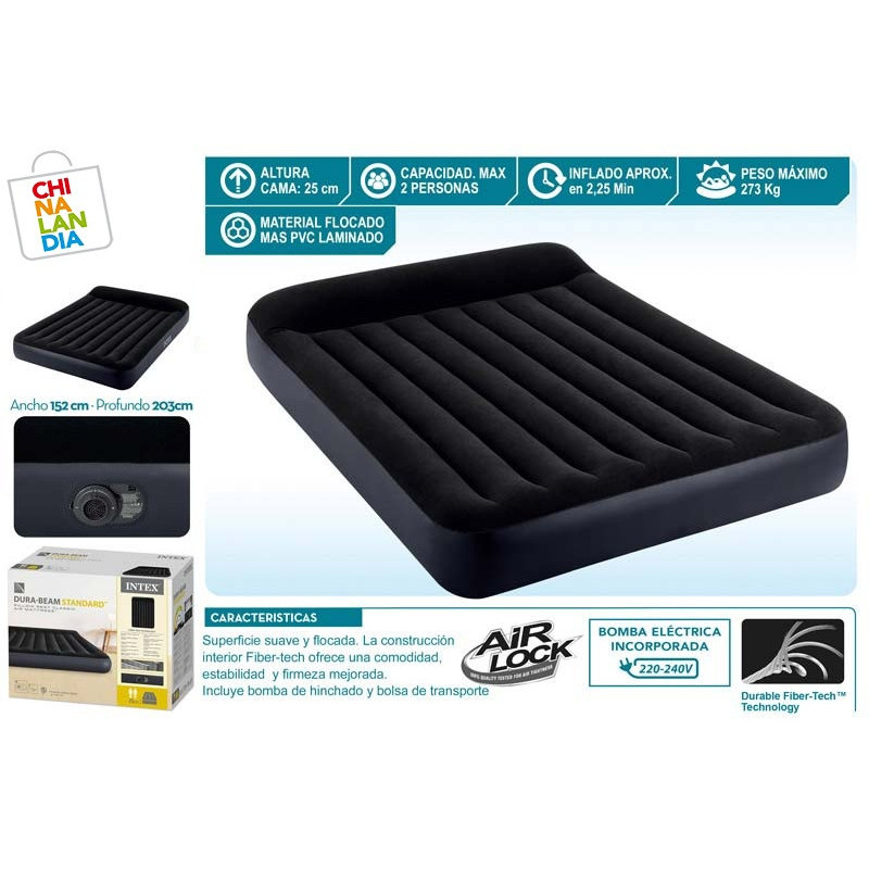 CAMA AIRE DURA-BEAM STANDARD PILLOW REST CLASSIC 152X203X35CM 49,95€|CHINALANDIA CAMA AIRE DURA-BEAM STANDARD PILLOW REST CLASSIC 152X203X35CM 49,95€|CHINALANDIA