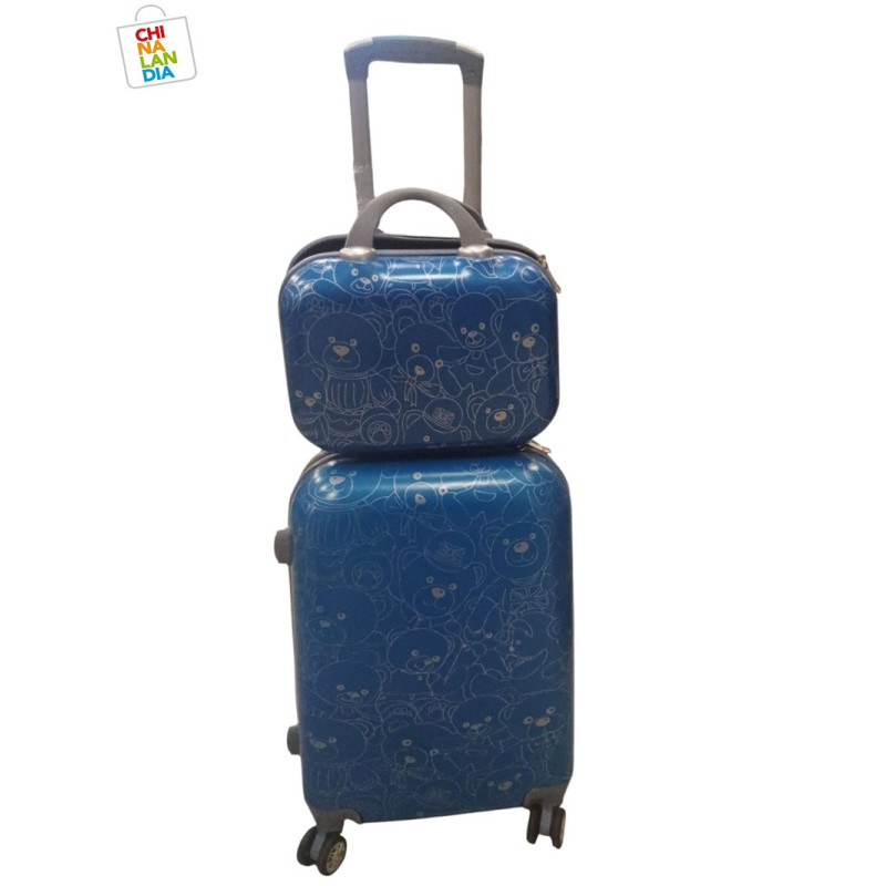 MALETA DE CABINA + NECESER AZUL 59,99€|CHINALANDIA MALETA DE CABINA + NECESER AZUL 59,99€|CHINALANDIA