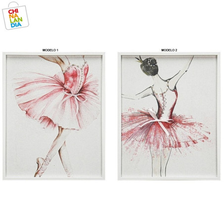CANVAS C/MARCO 3D BAILARINA 40X50X2CM 2 SURT 11,95€|CHINALANDIA