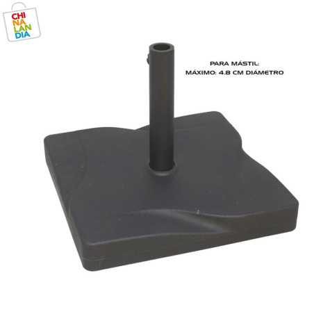 BASE SOMBRILLA CEMENTO RECUBIERTO DE PLASTICO 20KG 24,95€|CHINALANDIA