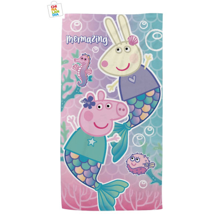 PEPPA - TOALLA MICRO 245G 70X140CM 6,95€|CHINALANDIA