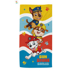 TOALLA DE MICROFIBRA PATRULLA CANINA 70X140CM 6,95€|CHINALANDIA