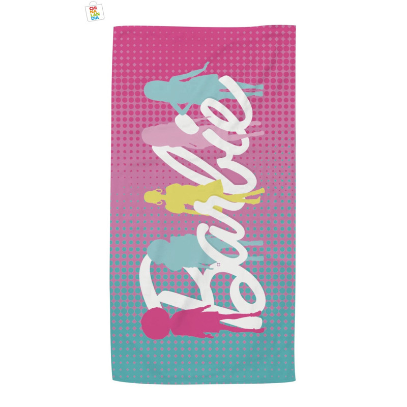 TOALLA DE MICROFIBRA BARBIE 70X140CM 6,95€|CHINALANDIA