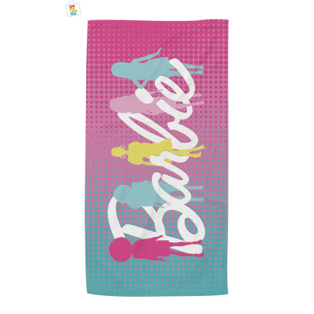 TOALLA DE MICROFIBRA BARBIE 70X140CM 6,95€|CHINALANDIA