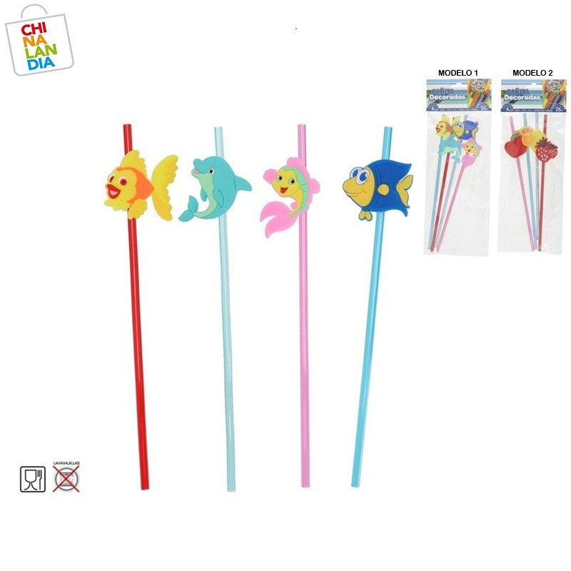 CAÑITA 25 CM X4 DECORADOS COLOR SURTIDOS 1,00€|CHINALANDIA CAÑITA 25 CM X4 DECORADOS COLOR SURTIDOS 1,00€|CHINALANDIA