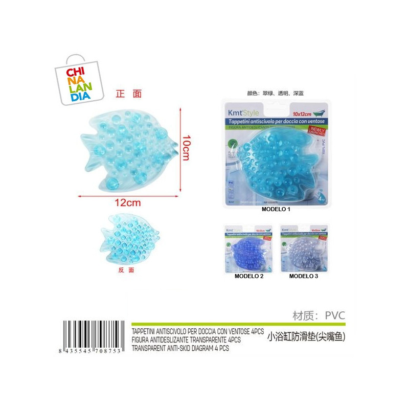 FIGURA ANTIDESLIZANTE CON VENTOSA PEZ 2,50€|CHINALANDIA FIGURA ANTIDESLIZANTE CON VENTOSA PEZ 2,50€|CHINALANDIA