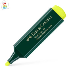 MARCADOR FLUORESCENTE AMARILLO FABER CASTELL 0,75€|CHINALANDIA
