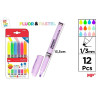 MARCADOR FLUORESCENTE Y PASTEL 12 U 4,45€|CHINALANDIA
