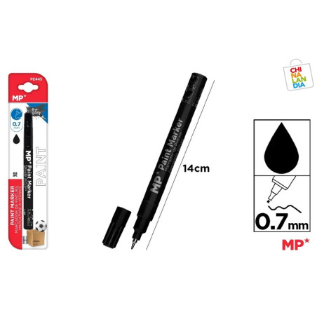 MARCADOR DE PINTURA FINO NEGRO 2,20€|CHINALANDIA
