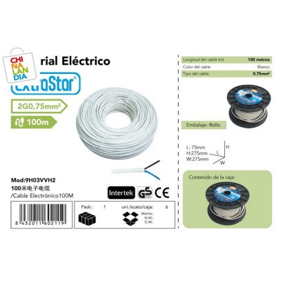 CABLE ELECTRONICO 2G0.75MM-...