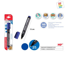 MARCADOR PERMANENTE AZUL NO DRY 0,75€|CHINALANDIA