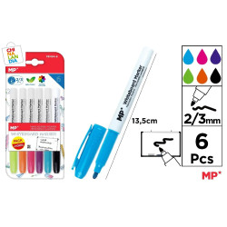 MARCADOR DE PIZARRA 6 U COLORES VARIADOS 2,65€|CHINALANDIA