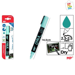 MARCADOR TIZA LÍQUIDA LIMPIEZA EN SECO TURQUESA 1,75€|CHINALANDIA