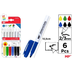 MARCADOR DE PIZARRA 6 U COLORES VARIADOS 2,65€|CHINALANDIA