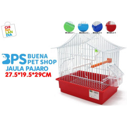 JAULA PARA PAJARO 27.5X19.5X29CM 9,95€|CHINALANDIA