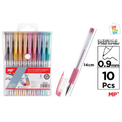 BOLÍGRAFOS METALIZADOS 10 COLORES 2,00€|CHINALANDIA