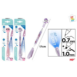 BOLÍGRAFO TINTA INVISIBLE MAGIC SECRET 2 EN 1 1,30€|CHINALANDIA