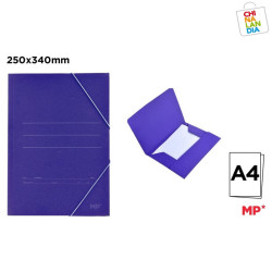 CARPETA AZUL CON SOLAPA A4 0,60€|CHINALANDIA
