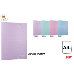 CARPETA PASTEL CON SOLAPA A4+ 0,80€|CHINALANDIA