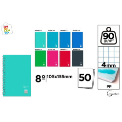 BLOCK PP OCTAVO 50 HOJAS CUADRÍCULA 1,00€|CHINALANDIA