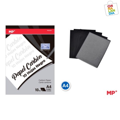 PAPEL CARBON 10 HOJAS NEGRO