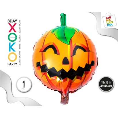 GLOBO POLY PUMKIN 45X45CM