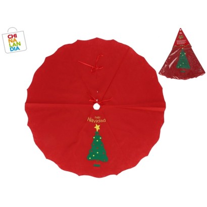 MANTA PIE ARBOL NAVIDAD 90CM