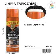 ESPUMA LIMPIA TAPICERIAS 650ML