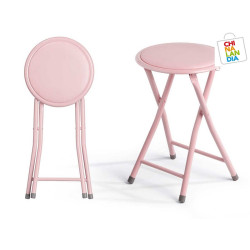 TABURETE PLEGABLE PVC ROSA 11,95€ | CHINALANDIA