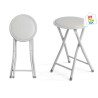 TABURETE PLEGABLE PVC GRIS 11,95€ | CHINALANDIA