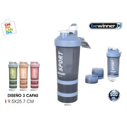 Botella De Agua Bewinner Vidrio Funda Lino (400 Ml) con Ofertas en  Carrefour
