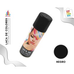 LACA COLOR NEGRO 125 ML.