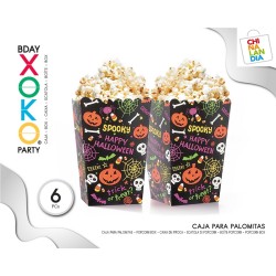 CAJA PALOMITAS HLW PRINT 6PC