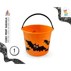 CUBO PRINT HALLOWEEN NARANJA