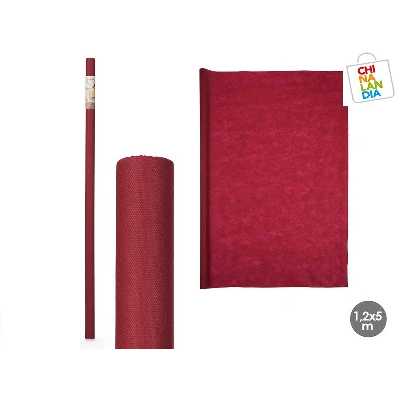 ROLLO MANTEL TNT 1,2X5M GRANATE 2,40€ | CHINALANDIA