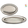 BANDEJA OVAL ACERO INOX 30CM 2,20€ | CHINALANDIA