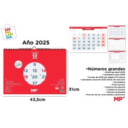 CALENDARIO DE PARED 2025...