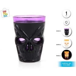 VASO SKULL CON LUZ