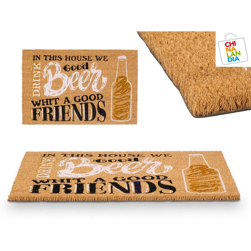 FELPUDO BEER 40X60CM 6,50€ | CHINALANDIA