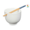 BOWL PORCELANA ASIATICO BLANCO PALILLO 6,50€ | CHINALANDIA