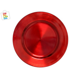 BAJO PLATO SAMAK ROJO 33CM 1,75€|CHINALANDIA